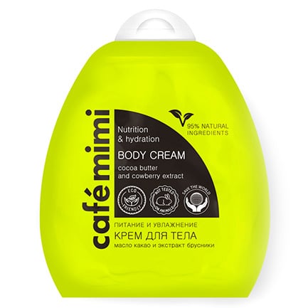Crema corporal Nutrición e hidratación | Café mimi