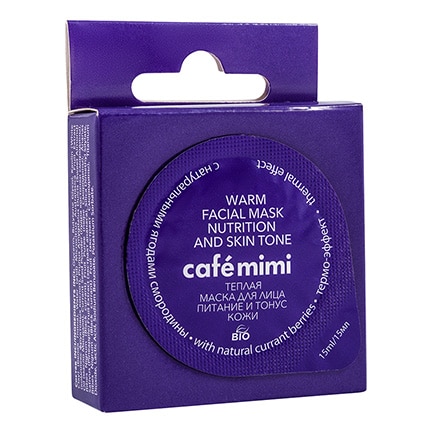 Mascarilla facial templada Nutrición y firmeza | Café mimi